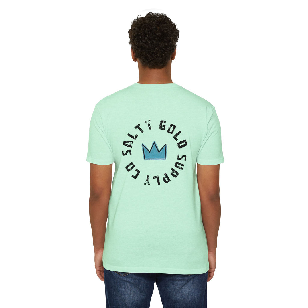 Salty Gold Crown T-Shirt — Vintage Logo Tee