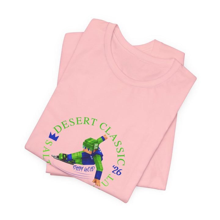 Desert Classic Block Character Tee (Blue Lettering)