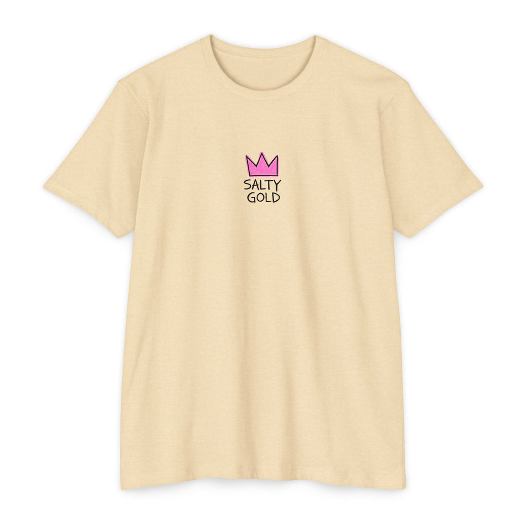 Salty Gold Pink Crown Tee