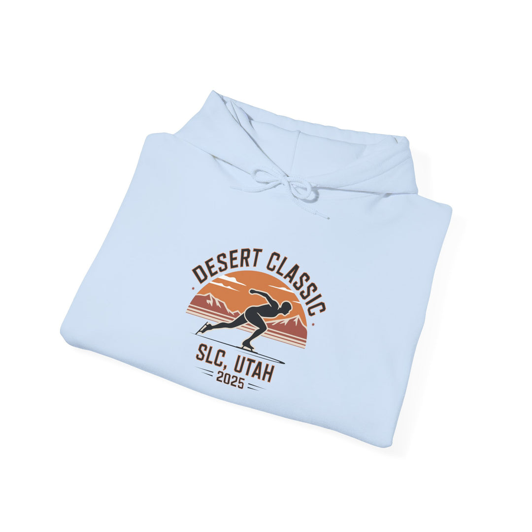 Speed Skating Desert Classic Hoodie - Salt Lake City Utah - Printify | Salty Gold Supply Co.