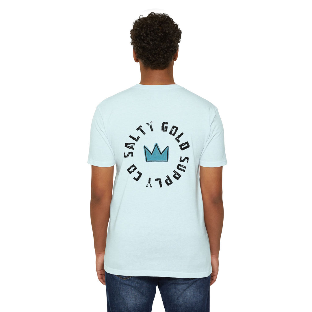 Salty Gold Crown T-Shirt — Vintage Logo Tee