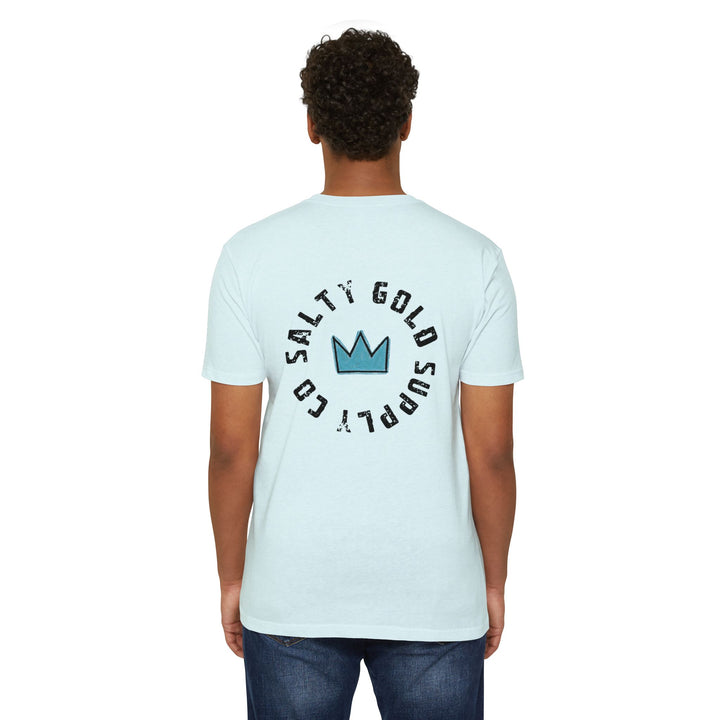 Salty Gold Crown T-Shirt — Vintage Logo Tee