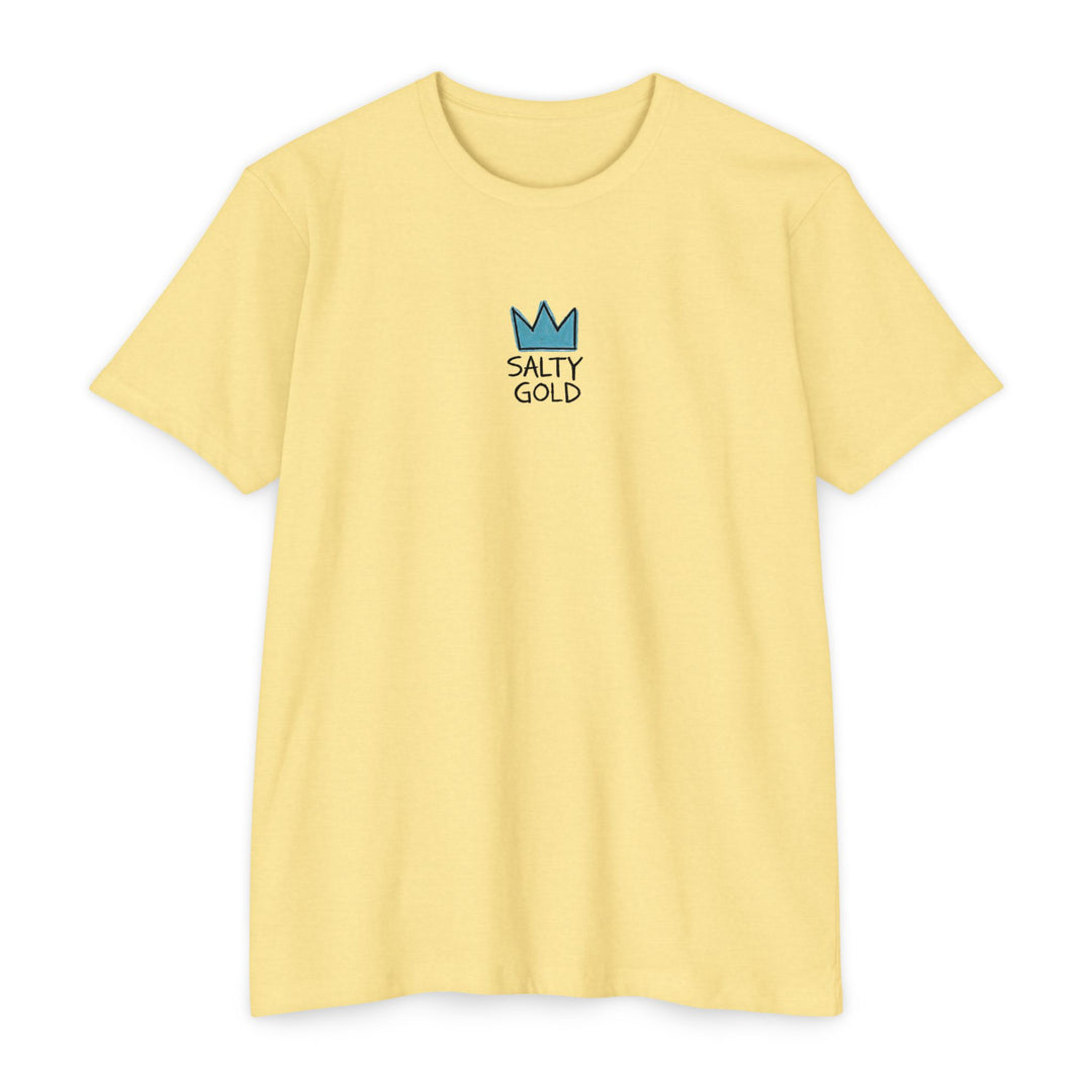 Salty Gold Crown T-Shirt — Vintage Logo Tee