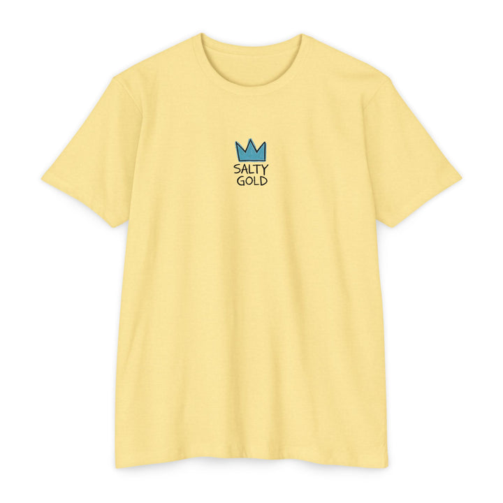 Salty Gold Crown T-Shirt — Vintage Logo Tee