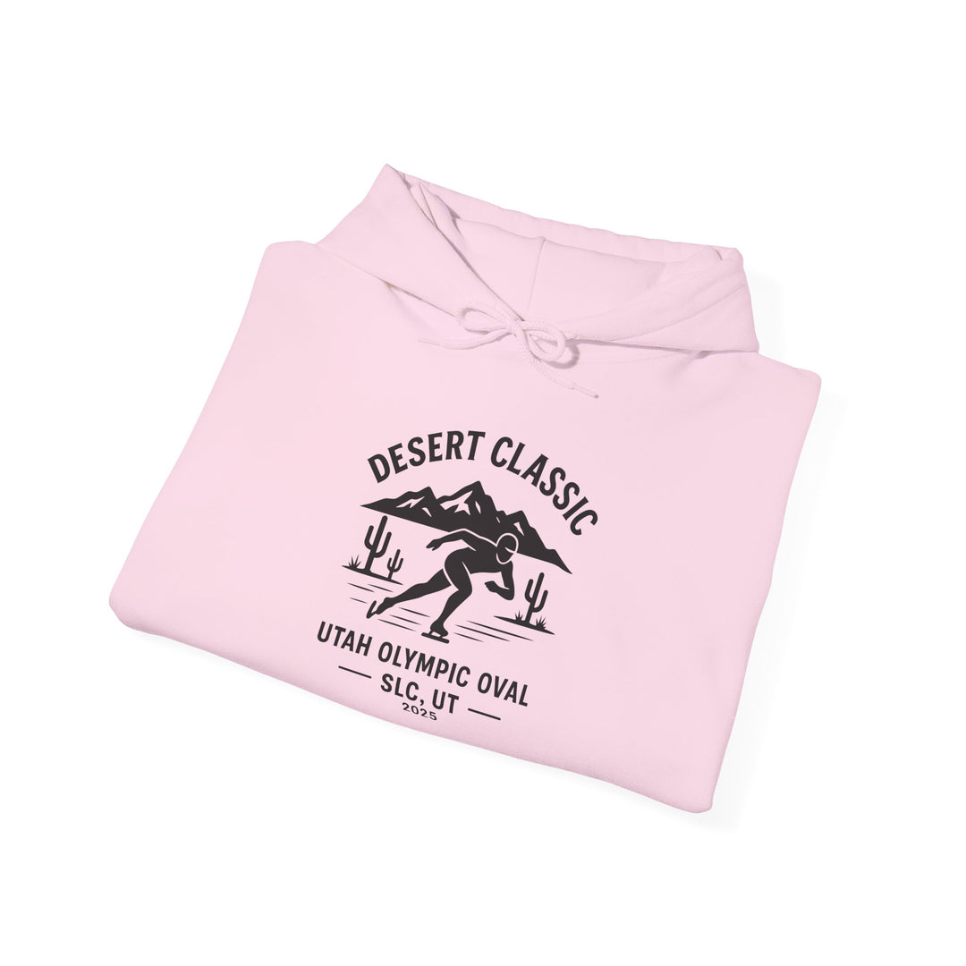 Speed Skating Desert Classic Hoodie - Salt Lake City Utah - Printify | Salty Gold Supply Co.