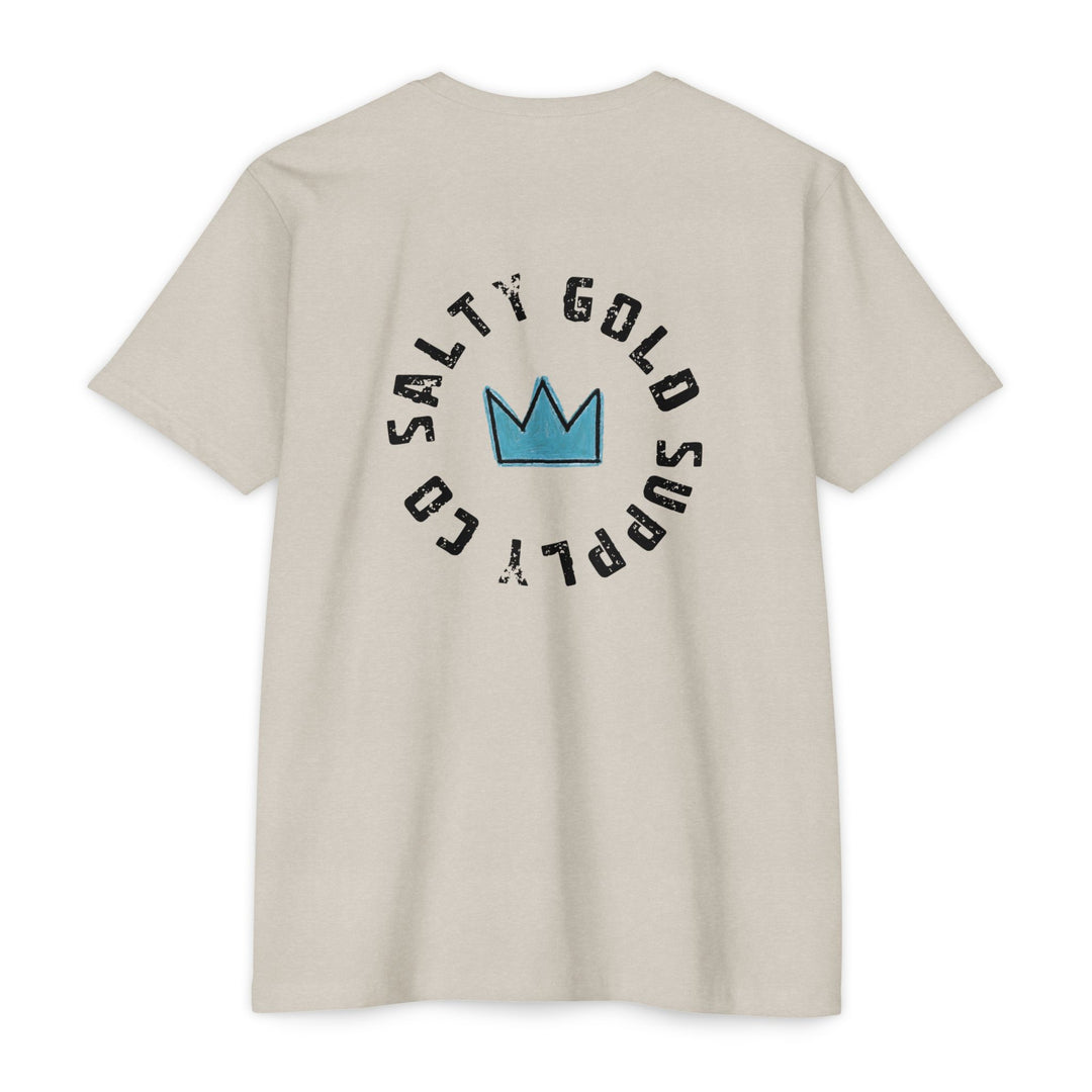 Salty Gold Crown T-Shirt — Vintage Logo Tee