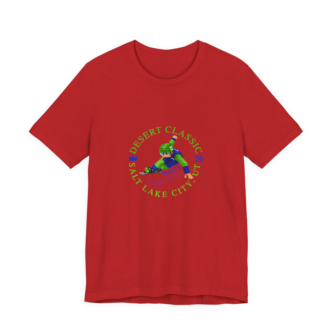 Desert Classic Block Character Tee (Blue Lettering)