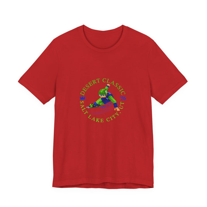 Desert Classic Block Character Tee (Blue Lettering)