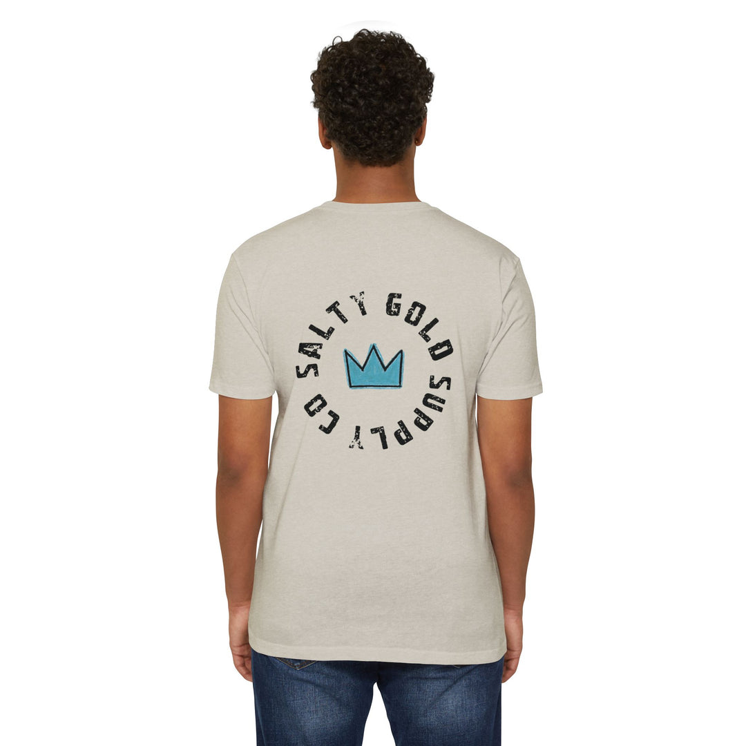 Salty Gold Crown T-Shirt — Vintage Logo Tee