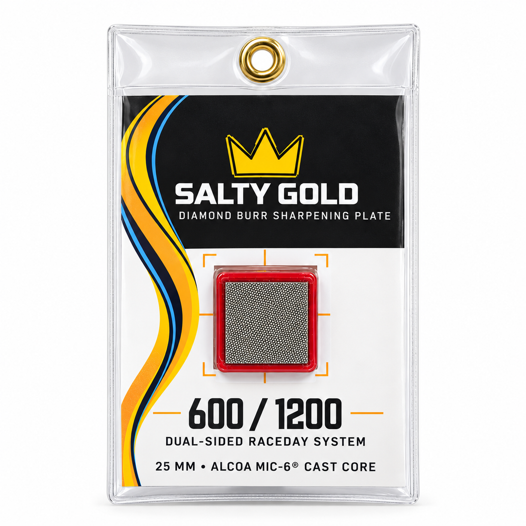 Salty Gold Pro Burr Diamond Plate