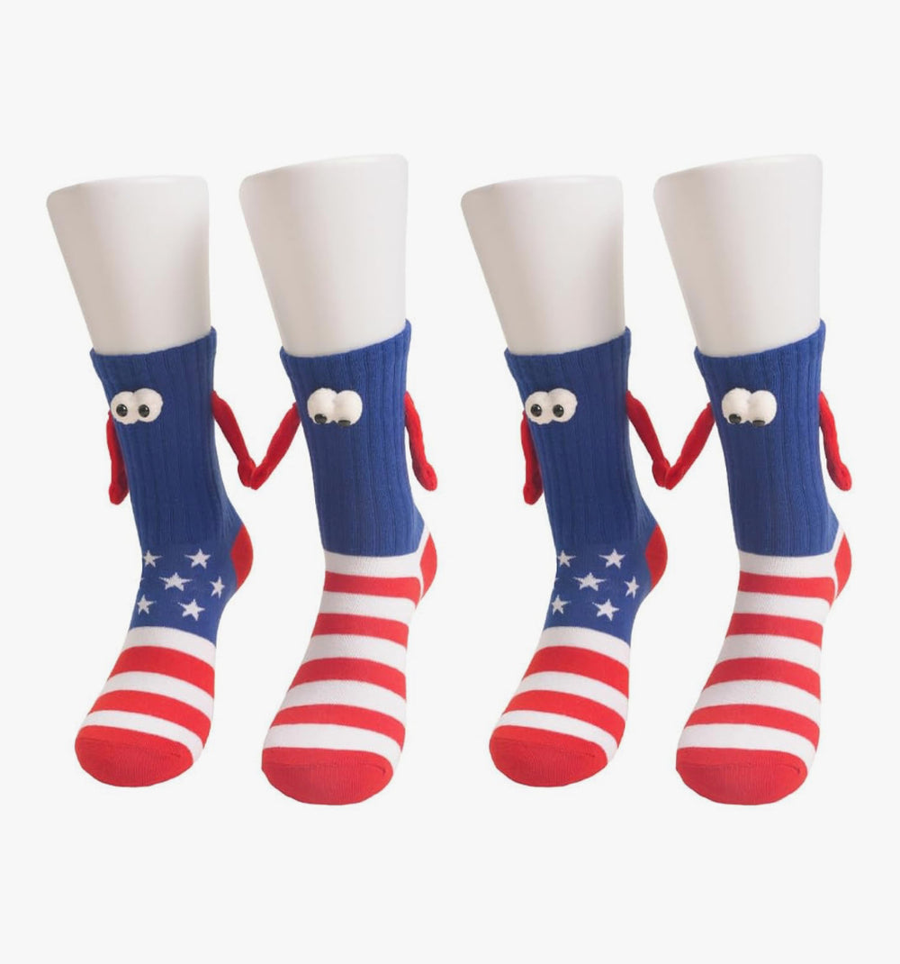 USA Magnetic Hand-Holding Socks - Salty Gold Supply Co. | Salty Gold Supply Co.