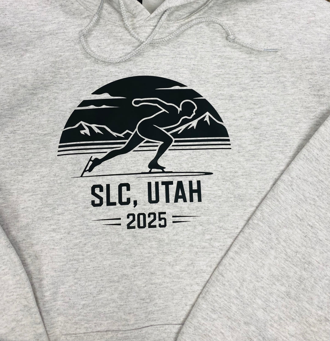 Speedskating Sweatshirt, SLC, Utah, 2025 - Salty Gold Supply Co. | Salty Gold Supply Co.