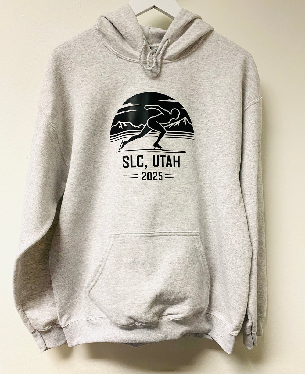 Speedskating Sweatshirt, SLC, Utah, 2025 - Salty Gold Supply Co. | Salty Gold Supply Co.