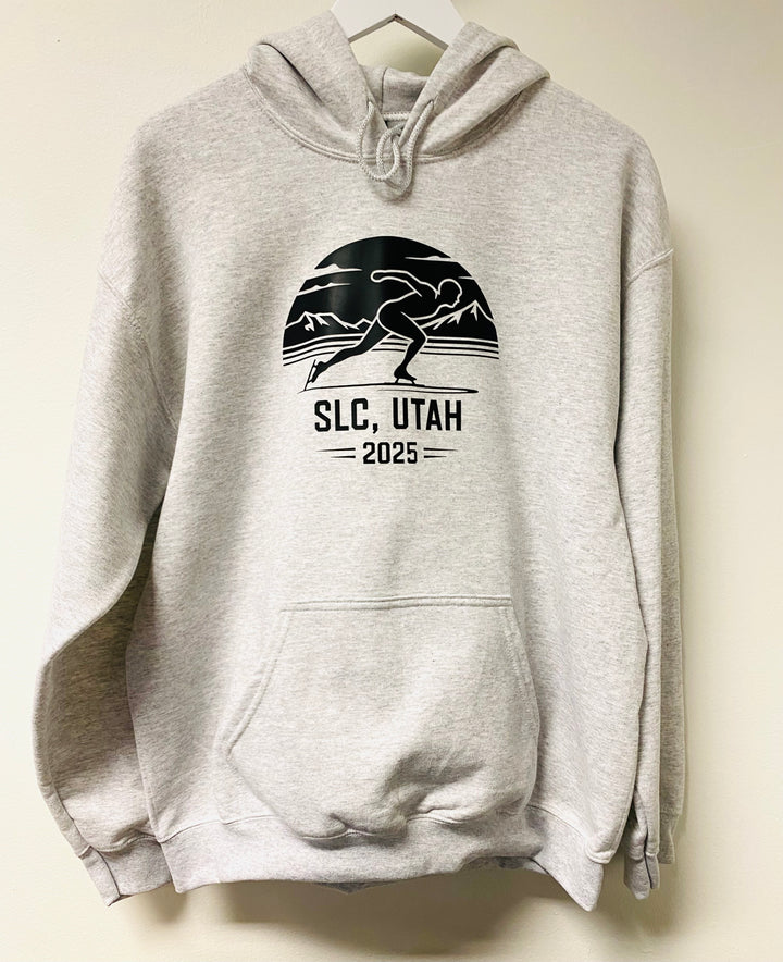 Speedskating Sweatshirt, SLC, Utah, 2025 - Salty Gold Supply Co. | Salty Gold Supply Co.