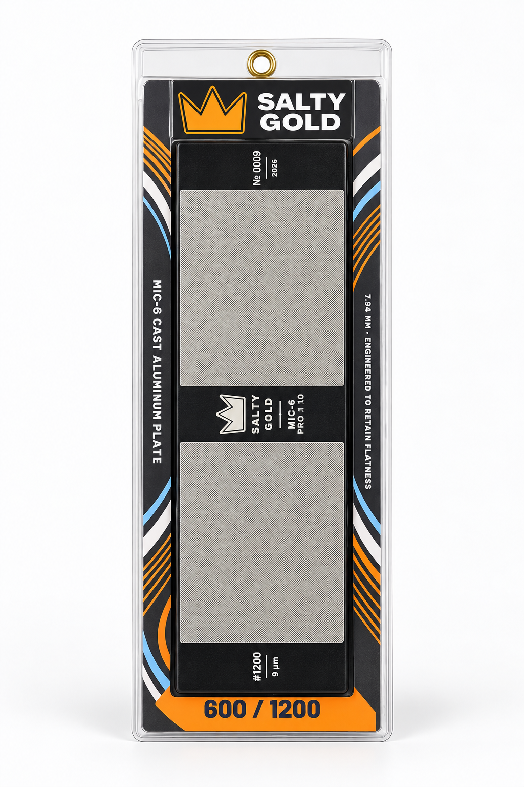 Salty Gold Sharpening Stone (double-sided)