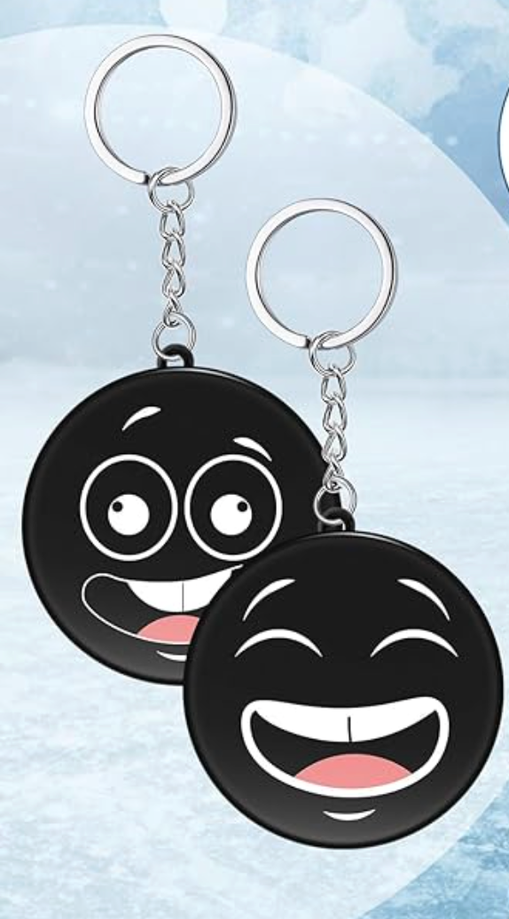 Hockey Puck Foam Keychain - Salty Gold Supply Co. | Salty Gold Supply Co.