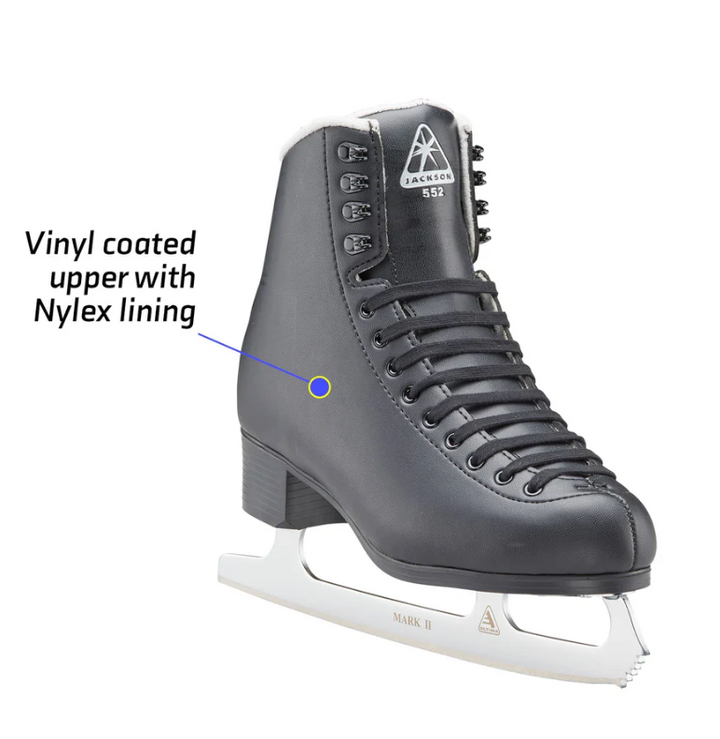 Jackson Classic 552 Figure Skate Boys/Men (Black) - Salty Gold Supply Co. | Salty Gold Supply Co.