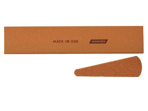 Norton 1/4" Sharpening Stone (rounded edge, burr stone) - Salty Gold Supply Co. | Salty Gold Supply Co.
