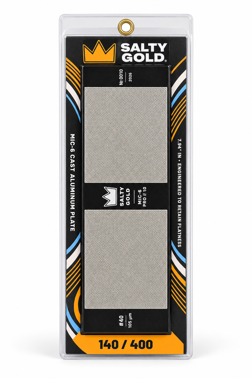 Salty Gold Sharpening Stone (double-sided)