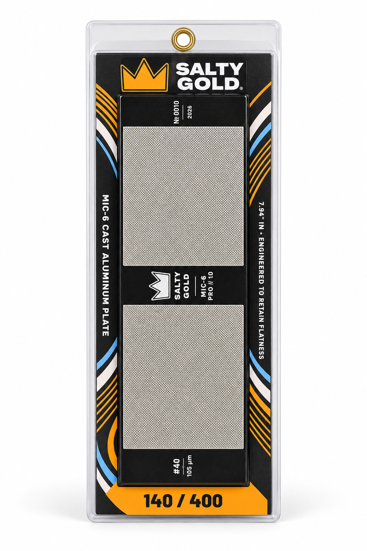 Salty Gold Sharpening Stone (double-sided)